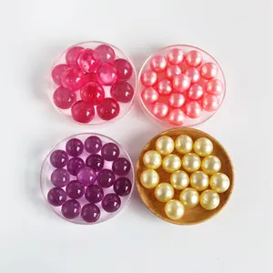 Small quantity is acceptable Round bath beads in various colors with various fragrances Bulk