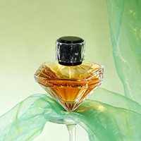 Emballage de parfum en verre Customx, flacon de parfum vide en verre transparent de 70 ml, forme rectangulaire, vaporisateur