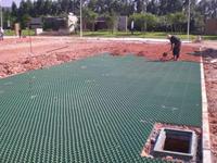 Grille alvéolée en plastique HDPE pour gazon, allée et stationnement, stabilisateur de gravier blanc