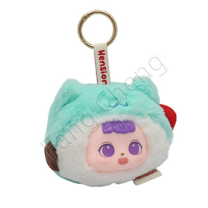 Jouets en peluche ronds de créatures mythiques mignonnes, figurines en boîte mystère, breloques de sac fantaisie, cadeau Gashapon de 100-120 mm - Product Image 4