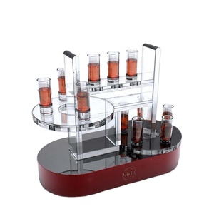 Acrylic <span class=keywords><strong>Countertop</strong></span> Rack hiển thị với đa ngăn tổ chức kệ cho mỹ phẩm và tinh dầu Showcase - Product Image 1