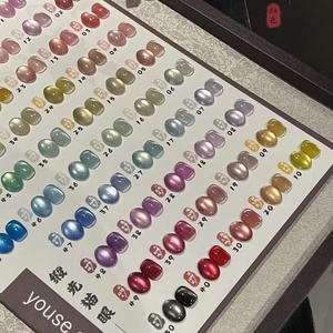 New High-quality Cat's Eye <b>Nail</b> <b>Gel</b> <b>Set</b> 56 Colors 15ml UV <b>Nail</b> <b>Gel</b> Delivery Display Board Factory Customized - Product Image 3