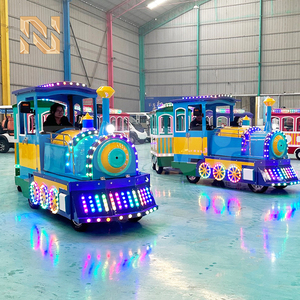 <span class=keywords><strong>Train</strong></span> sans rail à batterie <span class=keywords><strong>12V</strong></span> pour enfants, portée 80-100 km, capacité 24 enfants, pour parcs d'attractions et centres commerciaux - Product Image 4