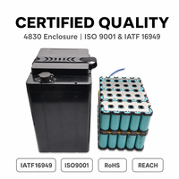 Boîtier vide personnalisé pour batterie lithium de stockage d'énergie pour vélo électrique 4815 V0 ABS PC 18650 48V OEM ODM