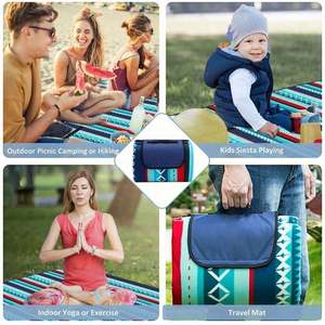 Manta de Picnic Portátil Impermeable con Logotipo Personalizado al por Mayor - Product Image 6
