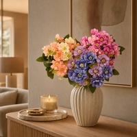 Fleurs artificielles de cerisier d'automne en soie pour la décoration de table à manger, fleurs artificielles d'intérieur, accessoires de photographie extérieure, style pastoral