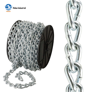 Cadena de Acero al Carbono Estándar Americano NACM90 HIDEA, Eslabones Retorcidos Galvanizados, Cadena de Elevación Industrial de Alta Resistencia - Product Image 5
