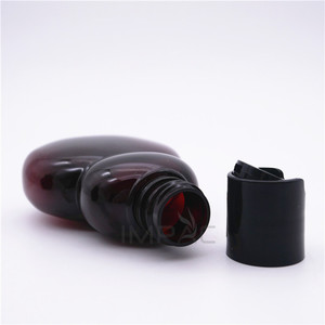 Amber Squeeze Plastique Calebasse <span class=keywords><strong>Gourde</strong></span> pour Cosmétiques Huile Bronzante 80ml - Product Image 3