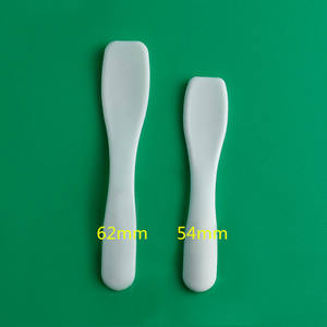 73 millimetri PP di plastica bianco spatola cosmetici, 7.3 centimetri maschera facciale spatola, strumento di bellezza crema spatola - Product Image 6
