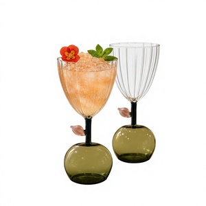 Copas de Cóctel de Color de 310 ml Hechas a Mano de Vidrio Borosilicato, Copas de Martini sin Plomo, Cristalería de Bar Reutilizable al por Mayor - Product Image 2