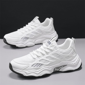 Nouvelles baskets blanches respirantes printemps-été, tendance coréenne, chaussures pour hommes, polyvalentes, pour étudiants, course à pied, sport, vente en gros - Product Image 1