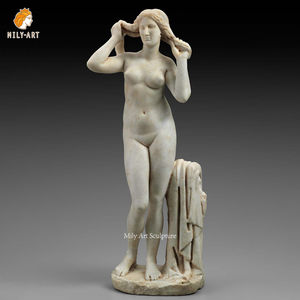Sculpture en pierre <span class=keywords><strong>de</strong></span> Vénus couchée nue, <span class=keywords><strong>déesse</strong></span> <span class=keywords><strong>de</strong></span> l'amour et <span class=keywords><strong>de</strong></span> <span class=keywords><strong>la</strong></span> <span class=keywords><strong>beauté</strong></span> <span class=keywords><strong>grecque</strong></span> et romaine, statue en marbre d'Aphrodite pour l'extérieur - Product Image 3
