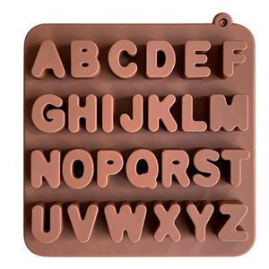 Moule en silicone en forme de <span class=keywords><strong>lettres</strong></span> pour chocolat, pochoirs en forme de <span class=keywords><strong>lettres</strong></span>, moule pour faire des biscuits au chocolat, gâteaux, desserts, bonbons gélifiés, fondant - Product Image 3