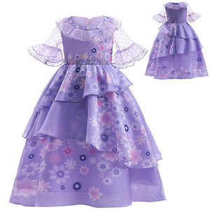 Party Princess <strong>Unicorn</strong> <strong>Dress</strong> <strong>up</strong> for Little Girls Birthday <strong>Dresses</strong> Halloween Party Cosplay Costumes Encanto Isabela <strong>Dress</strong> - Product Image 1