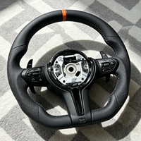 Volant sport à fond plat personnalisé pour BMW F25 F26 F30 F31 F32 F34 F35 F36 M3 F80 M4 F82 F10 F15 F16 F20 F22