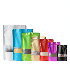 Bolsa de Embalaje de Alimentos con Cierre de Cremallera, de Aluminio Mate, para Vegetales Liofilizados, Grado Alimenticio, Tipo Bolsa de Té - Product Image 1