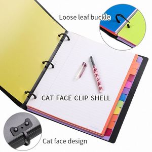 New <b>A4</b> Box Lever File FC File Folder 3 <b>Ring</b> <b>Binder</b> Thickened PP Document Folder for Office Supplies Lever Arch File Holder - Product Image 3