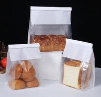 Sacs à pain à 8 soudures latérales de qualité alimentaire en stock, résistants à l'eau et à la graisse, pour boulangerie, mochi et croissants