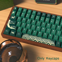 Various US/UK/JP/KR/RU/ES/DE/BR Version Animal Forest Keycap Cherry Profile Five Side Dye Sublimation for Mechanical Keyboard