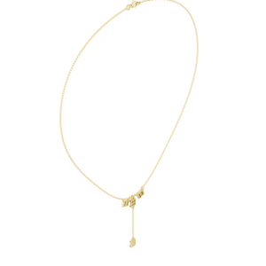 Beautiful Design Baguette Diamond Triple-Station Lariat Drop <b>Necklace</b> for Women Fashionable Jewelry Available at Export Price - Product Image 1