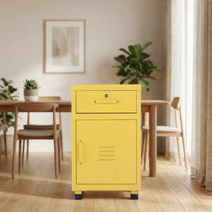 Colorful Modern Foldable Steel <b>Cabinet</b> <b>Locker</b> Storage Cupboard Bedside Stand Metal Flower Stand for Workshop Gym School - Product Image 5