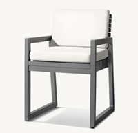 CAICOS nouveau jardin patio aristocrate aluminium salle à manger chaise ensemble famille cour salle à manger chaises pique-nique rassemblement rectangulaire Table à manger