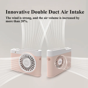 Mini Camera <b>Fans</b> Portable Air Cooling <b>Fan</b> 3 Speed 1800mAh Battery Rechargeable Neck Hanging Cute <b>Fan</b> Handheld <b>for</b> Household - Product Image 1