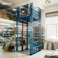 Vertikaler Lastenaufzug, Hydraulischer Wandmontierter Fracht-Aufzug für Keller, Kleiner Güteraufzug
