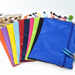 Custom Logo A4 Double Layer <strong>Document</strong> Bag Waterproof Canvas Storage <strong>Pouch</strong> for Home Office or School <strong>Travel</strong> - Product Image 6