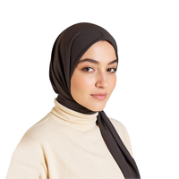 Lignes Meilleures ventes Grandes tailles Hijab en modal Nouveau style Écharpe à double couture Châles pour femmes Hijab enveloppant 100% Viscose Modal pour femmes musulmanes