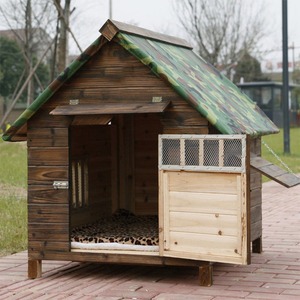 Productos para casas de mascotas para perros, madera sólida, impermeable, a prueba de viento, sombrilla anticorrosión, a prueba de insectos, al aire libre, cálida, casa para perros - Product Image 6