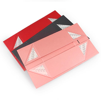 Großhandel Benutzerdefiniertes Logo Premium Luxus Karton Faltbare Perücken-Haarverlängerungs-Kosmetik Rosa Magnetische Geschenkverpackung
