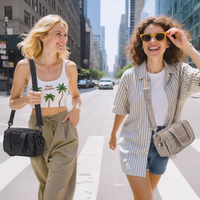 Sac de sport mini personnalisé, sac de voyage week-end, sac fourre-tout, sac de danse, sac de fitness pour femmes