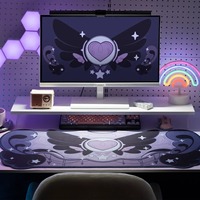 Mignon beau XXL tapis de souris Gamer noir tapis de souris ordinateur bureaux tapis de bureau PC bureau Portable clavier tapis de jeu souris Ped