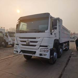 Camion à benne basculante Sinotruk Howo 8x4 12 roues à bas <span class=keywords><strong>prix</strong></span>, camion à benne basculante lourd en vente chaude - Product Image 1