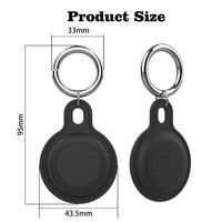 Étui de protection en silicone antichoc étanche Protection complète étui de dispositif anti-perte intelligent pour étui Airtag