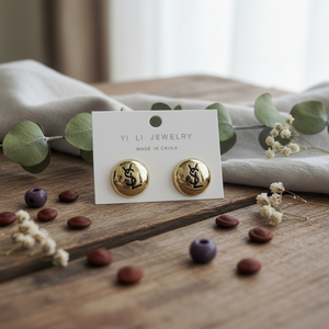 Commercio all'ingrosso di argilla di prugna messicana in resina Fine orecchini per le donne argento Boho Chic gioielli di moda alla rinfusa regalo di nozze - Product Image 3