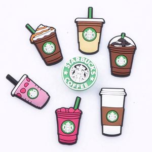 Breloques populaires en caoutchouc écologique pour chaussures, motifs Frites, Poulet frit, Fête, Noël, McDonald's, cadeaux pour enfants, décoration de sabots, DIY - Product Image 4