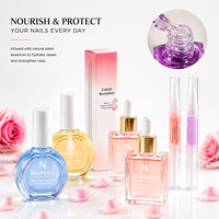 Nouveau Stylo Nutrition Ongles Huile pour Cuticules Vitamine E Parfum Fruité Formule Longue Durée 5ml Brosse Soin des Ongles Réparation Éliminateur Peaux Mortes