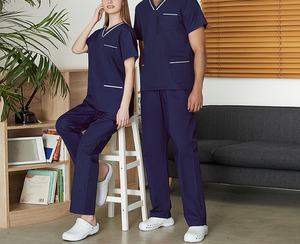 Set di uniformi da infermieristica medica da donna con tasca all'ingrosso tecniche stampate progettate per medici infermieri di Scrub femminile - Product Image 4
