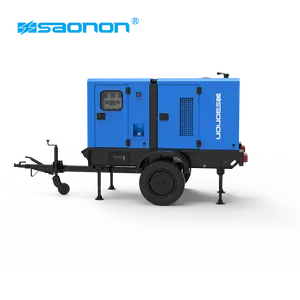 SAONON 70kVA Generator Diesel Trailer With Two Wheels Hot Sale