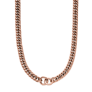 Collar de cadena Kaili estilo Punk Simple con chapado en oro de acero inoxidable grueso declaración <span class=keywords><strong>PIKA</strong></span> Cierre de palanca joyería de moda - Product Image 2