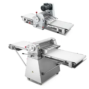 Automatic Dough Sheeter Price Malaysia Philippines Electric Puff Pastry Sheeter Croissant Bread Dough Roller Machine