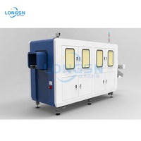 Máquina de sistema de inspección por visión de tapa de botella de leche de plástico, automática