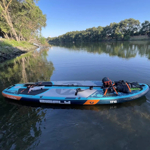 Planche de paddle gonflable avec siège pour sports nautiques et surf, soudure à chaud, en promotion - Product Image 1