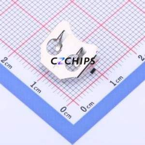 MY-1220-04 Button & Strip Battery Connector Through hole Component (THT) Connector Battery Clip <b>CR1220</b> Phosphor Bronze Nickel - Product Image 1