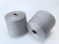 Ne32/1 Siro Spun 30% Poliéster 70% Fibra de bambú Hilo mezclado Calcetines de punto Camiseta Grafeno Bambú mezclado Tejido crudo Costura