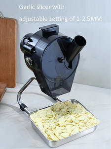 Cortadora de Verduras Eléctrica, Procesador de Alimentos Multifunción, Máquina Cortadora de Verduras, Rebanadora Automática Comercial, Máquina Trituradora - Product Image 3