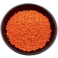 Usine en gros pp pe colonnaire particules orange colorant plastique couleur maître granules