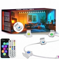 24V basse tension Smart RGB LED avant-toit lumières étanche économie d'énergie App contrôle vacances décoration extérieure bande éclairage